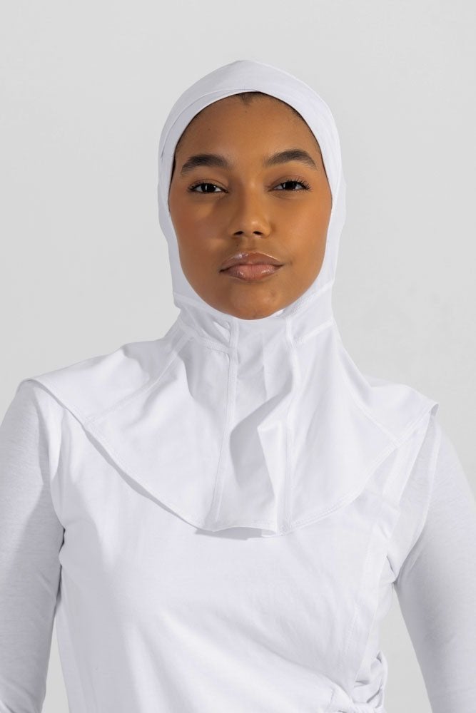 SIGMA FIT White Comfy Hijab - Image 1